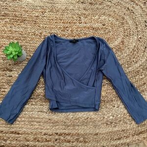 WRAP CROP LONG SLEEVE